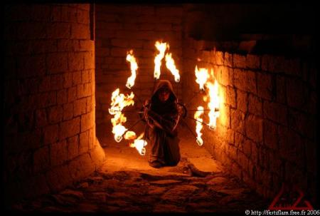 éventail de feu